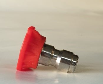 0 degree High-Pressure Nozzle Red - Habitat Cleaning Supplies Co