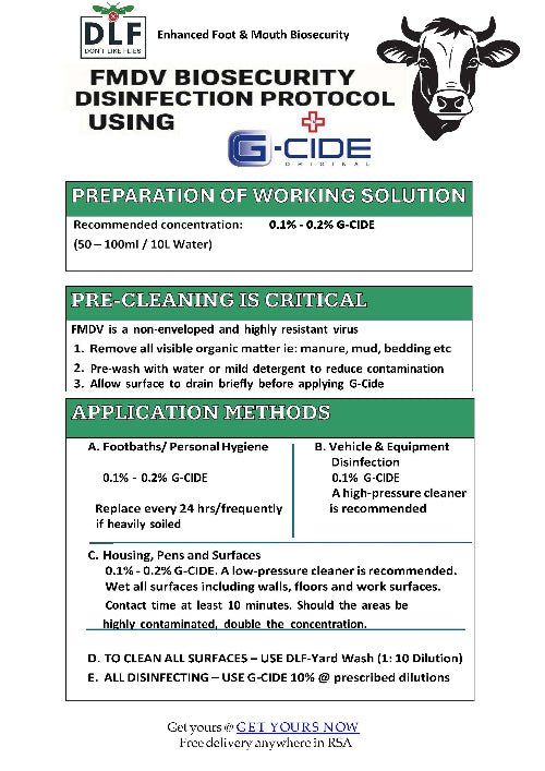 G-Cide Disinfectant - Habitat Cleaning Supplies Co