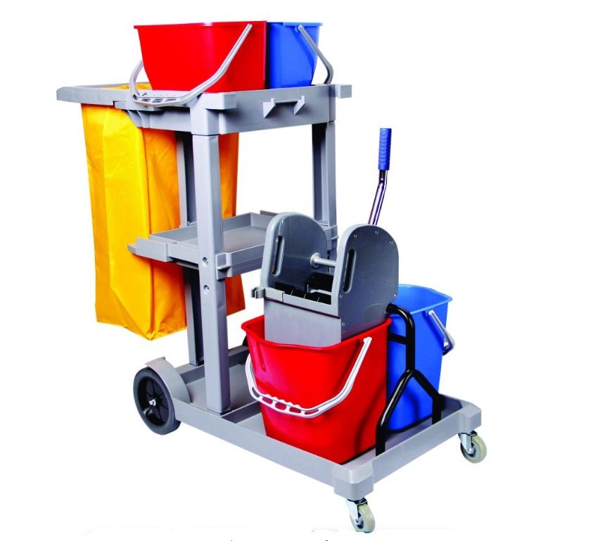 Janitorial Combo Trolley - Habitat Cleaning Supplies Co
