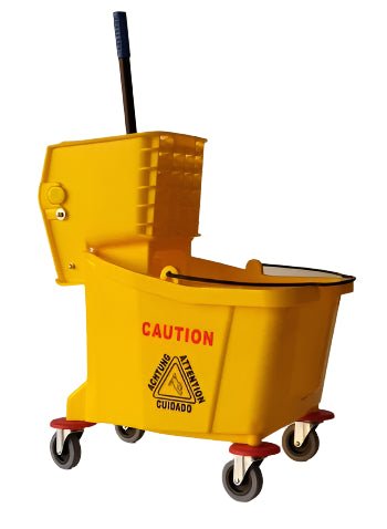 Mop Trolley & Wringer (Premium Industrial) - Habitat Cleaning Supplies Co