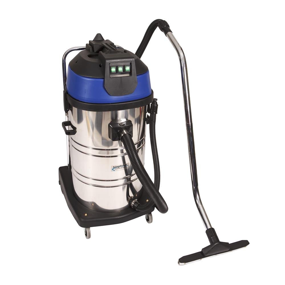 Vacuums wet and dry. - Habitat Cleaning Supplies Co