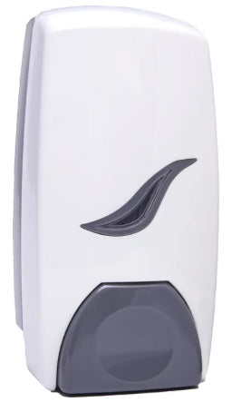white_plastic_soap_dispenser