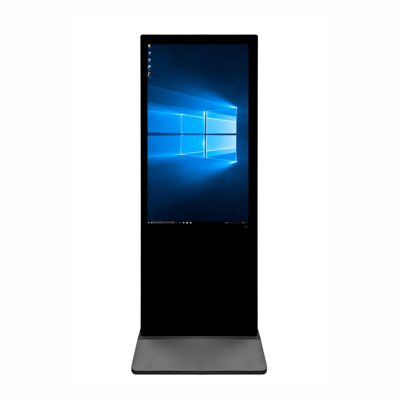TOUCH LED - 43" TOUCH STANDING KIOSK (BLACK)