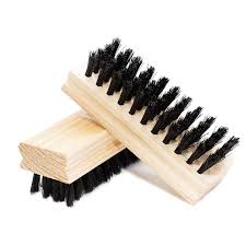 Black shoe brush