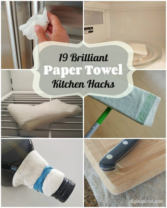 Kitchen Hacks - 19 Great Uses For Paper Towels - Habitat Cleaning Supplies Co