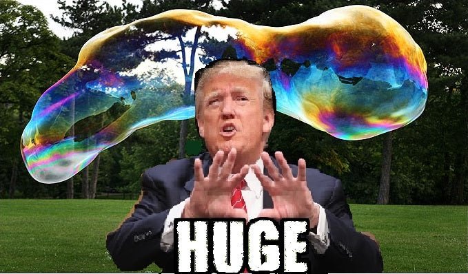 TRUMP BUBBLES: THE HUGEST FUN EVER! - Habitat Cleaning Supplies Co