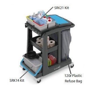 EM1 EcoMatic Janitorial Trolley - Habitat Cleaning Supplies Co
