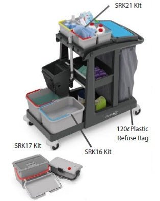 EM3 EcoMatic Janitorial Trolley - Habitat Cleaning Supplies Co