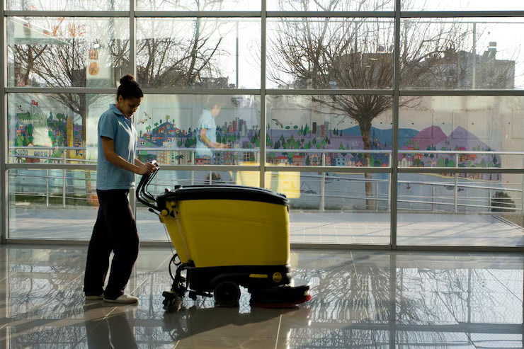 Industrial cleaning machines