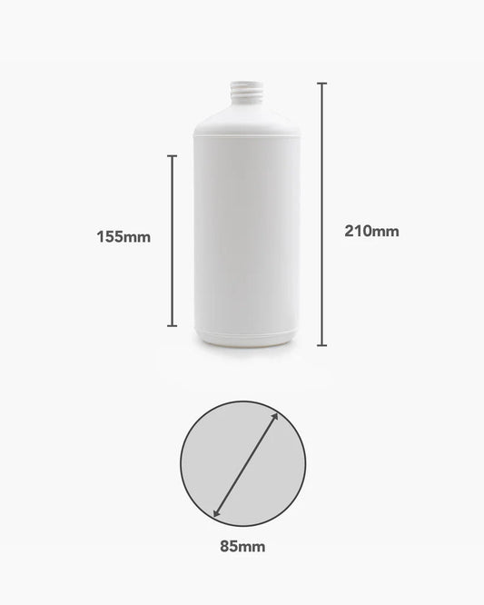 1L Round White 28mm - Habitat Cleaning Supplies Co