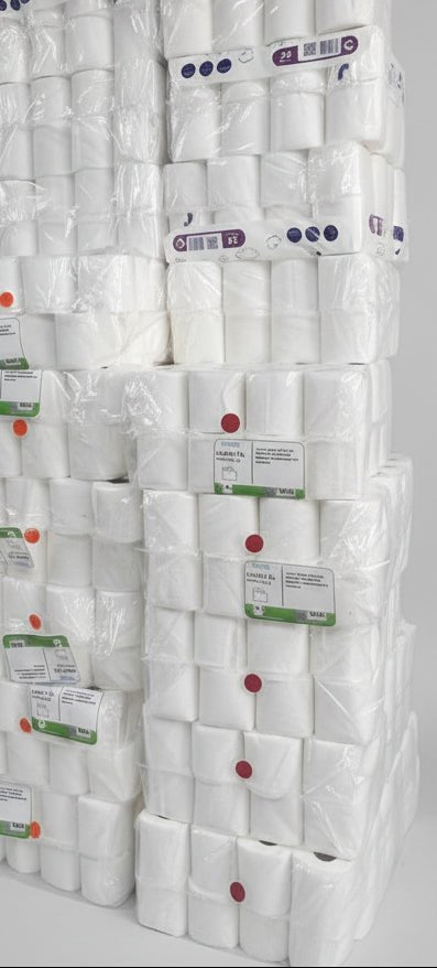 1Ply Toilet Rolls X 48 300 Sheets - Habitat Cleaning Supplies Co