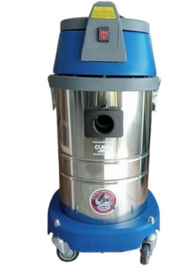 Vacuums wet and dry.