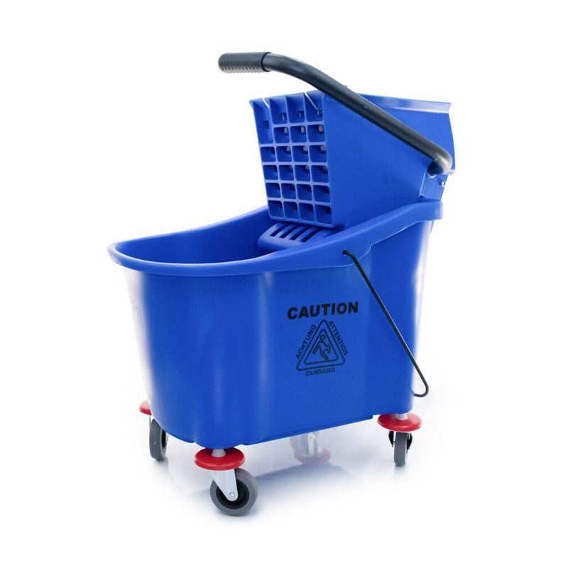Mop Trolley & Wringer (Premium Industrial)