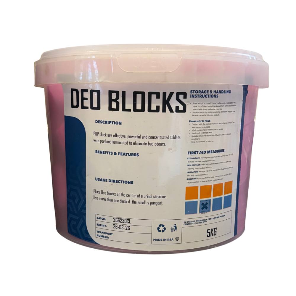 Deo/Urinal Blocks 5Kg - Cleaning Hub Centurion. Factory shop