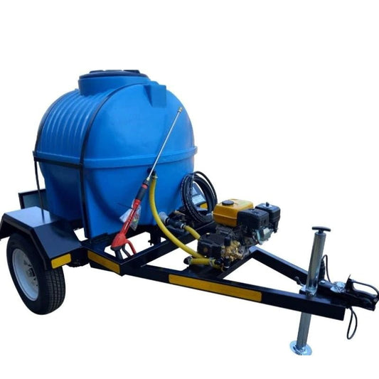 600l Pressure Washer Trailer 186bar-Petrol Unbraked - Habitat Cleaning Supplies Co