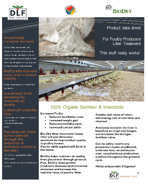 DLF Bio Dry - Bedding Amendment