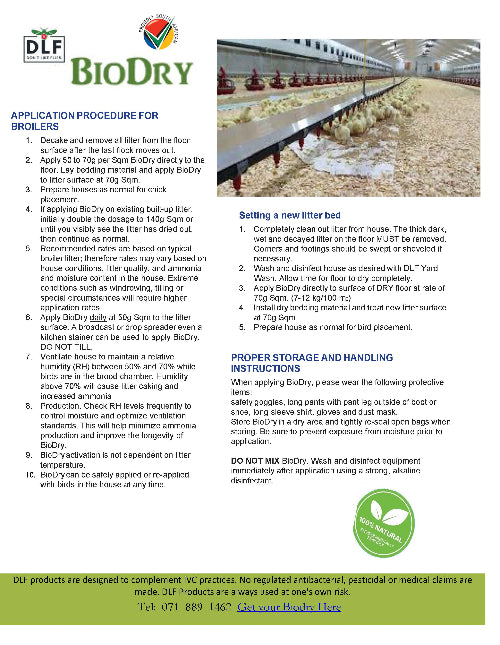 DLF Bio Dry - Bedding Amendment