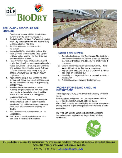 DLF Bio Dry - Bedding Amendment