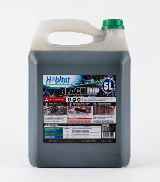 Black fluid sanitiser 5L
