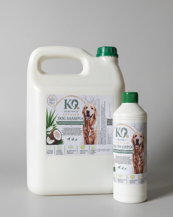 K9 5 and 500mls Dog Shampoo