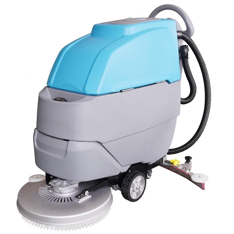 Battery Powered Auto Pull Floor Scrubbing Machine