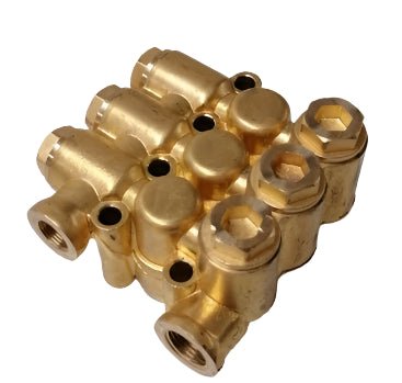 Cylinder Head for 2.2kW, 3kW and 4kW High Pressure Pumps - Habitat Cleaning Supplies Co