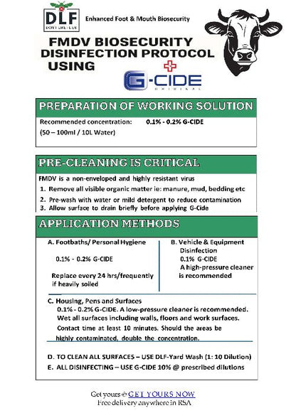 G-Cide Disinfectant - Habitat Cleaning Supplies Co