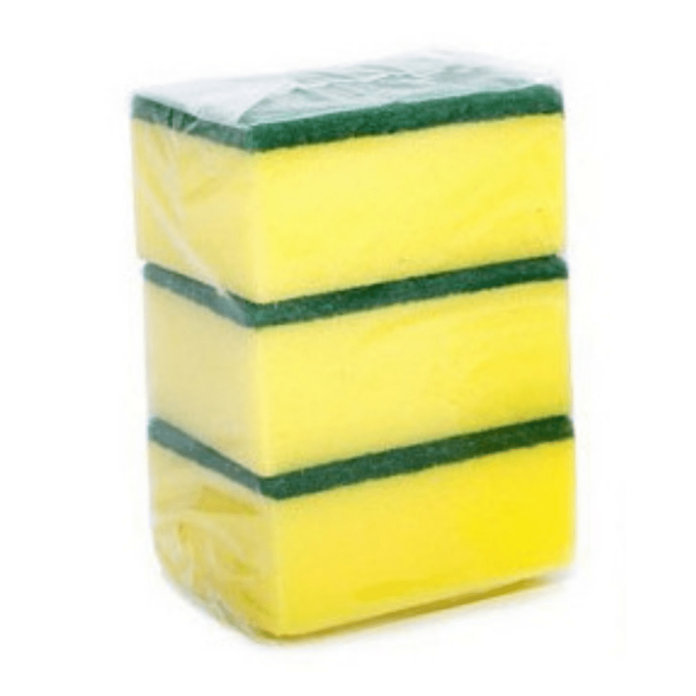 Giant Kitchen Sponge Scourers 3 Pack - Habitat Cleaning Supplies Co