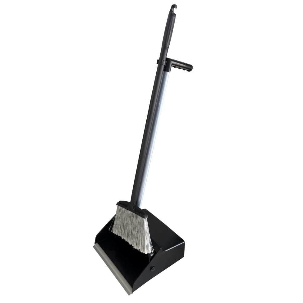 Long Handle Ind Flip pan and Brush set - Habitat Cleaning Supplies Co