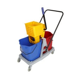 Mop Double Trolley Plastic Frame - Habitat Cleaning Supplies Co