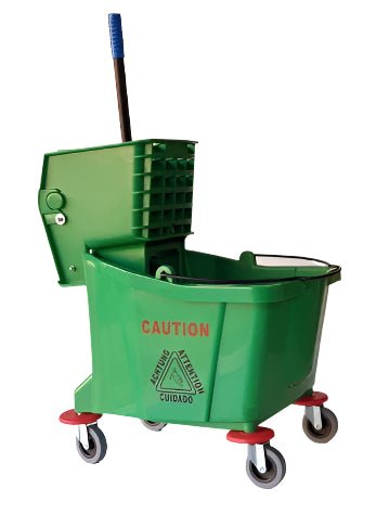 Mop Trolley & Wringer (Premium Industrial) - Habitat Cleaning Supplies Co