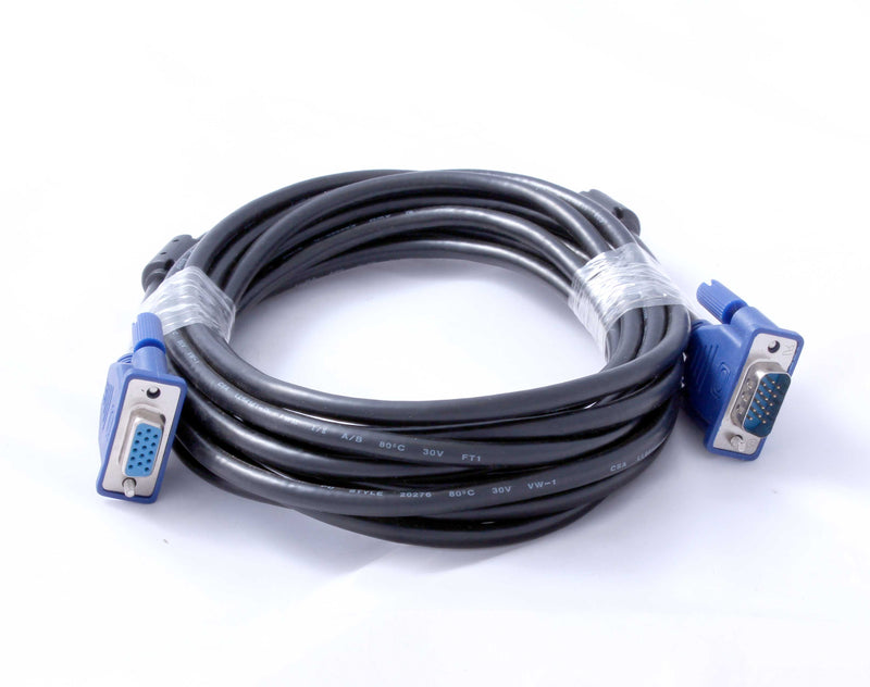 CABLE 15 PIN MALE TO FEMALE VGA 5M