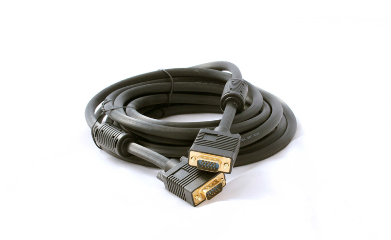 CABLE 15 PIN MALE TO MALE VGA 5M FLY LEAD