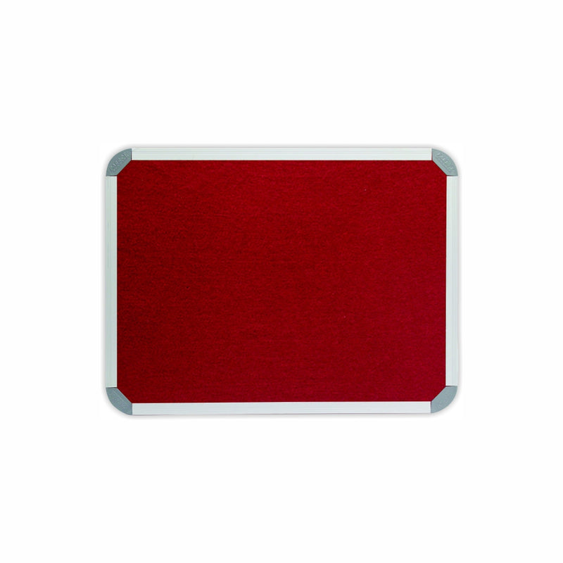 INFO BOARD ALUMINIUM FRAME 600*450MM BURGANDY