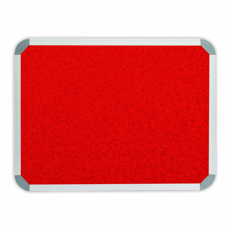 INFO BOARD ALUMINIUM FRAME 900*600MM RED