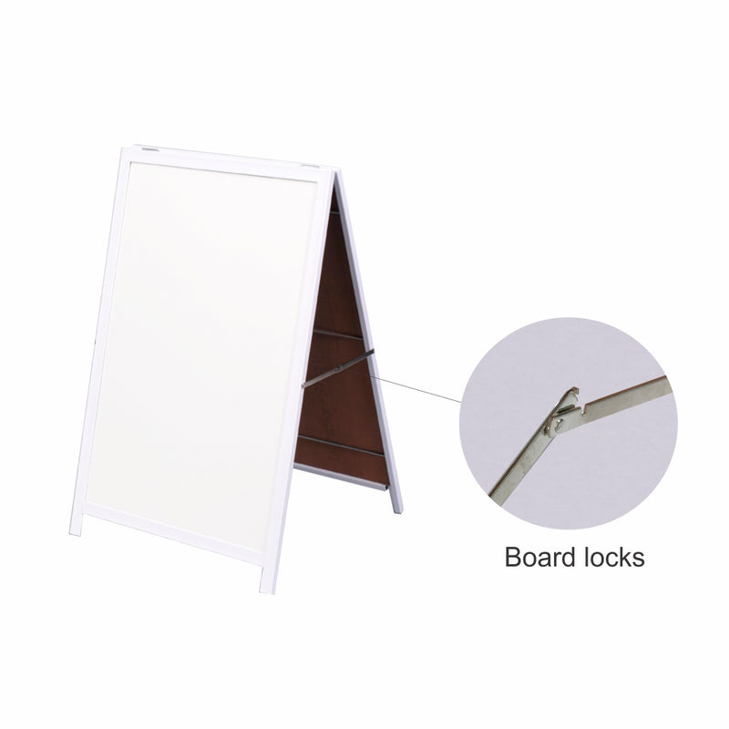 A FRAME WHITEBOARD NON-MAG STEEL FRAME 900*600MM