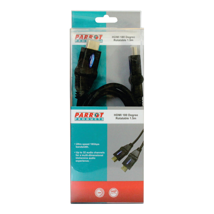 CABLE - HDMI 180 DEGREE ROTATABLE 1.5M