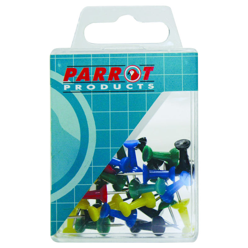 PUSH PINS BOXED PACK 30 ASSORTED