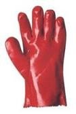 35cm Red PVC elbow length glove - Habitat Cleaning Supplies Co