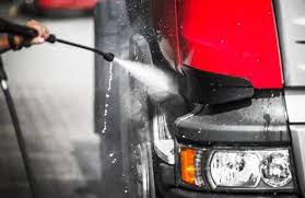 Truck washing