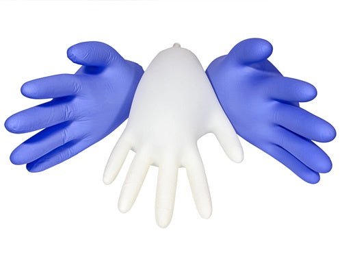 Blue-Nitrile Exam Gloves - Habitat Cleaning Supplies Co