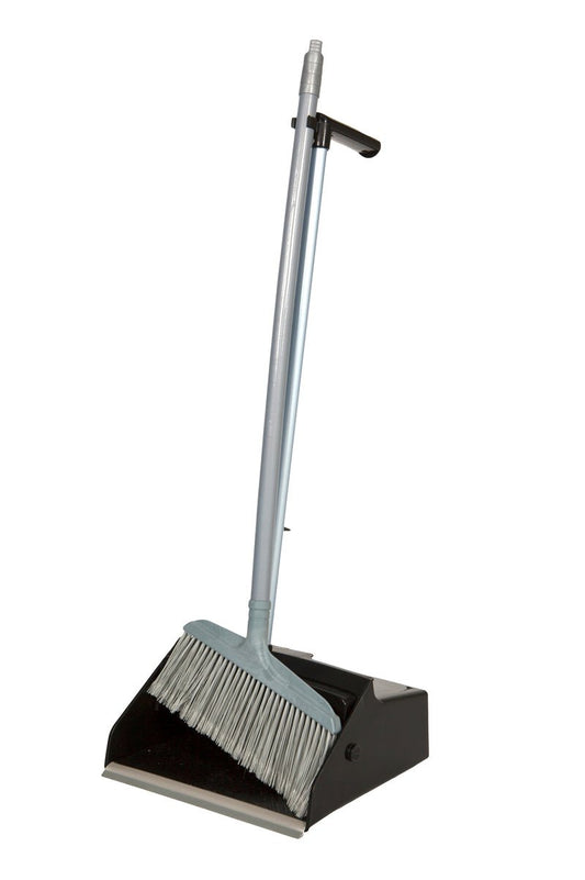 Long Handle Ind Flip pan and Brush set - Habitat Cleaning Supplies Co