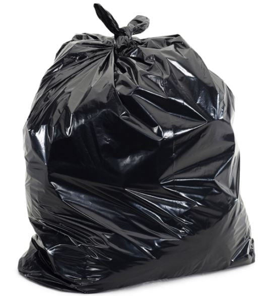 Refuse Bags Black Std 25Mu X 20 - Habitat Cleaning Supplies Co