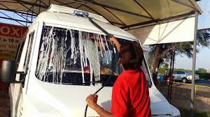 Truck & Bus long reach telescopic wash broom